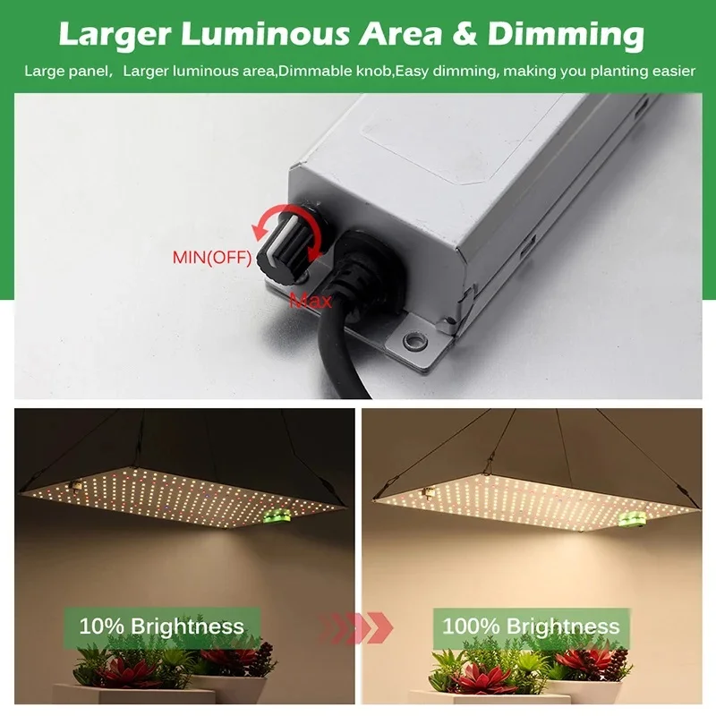 LED Grow Light with Quantum Spectrum Phyto Lamp for Indoor Plants Flowers Greenhouse Seedlings flood light