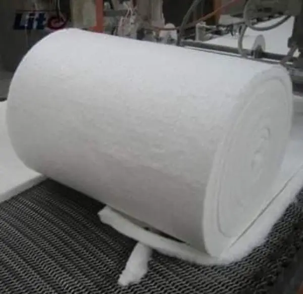 128kg/m3 Fireproof Silicate Ceramic Fiber Blanket Heat Insulation Material Resistant to Fire