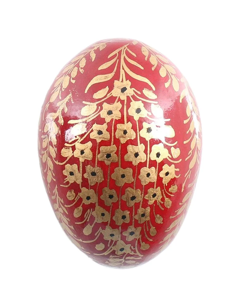 artificial easter egg ornament for easter decoration kashmiri paper mache handicrafts