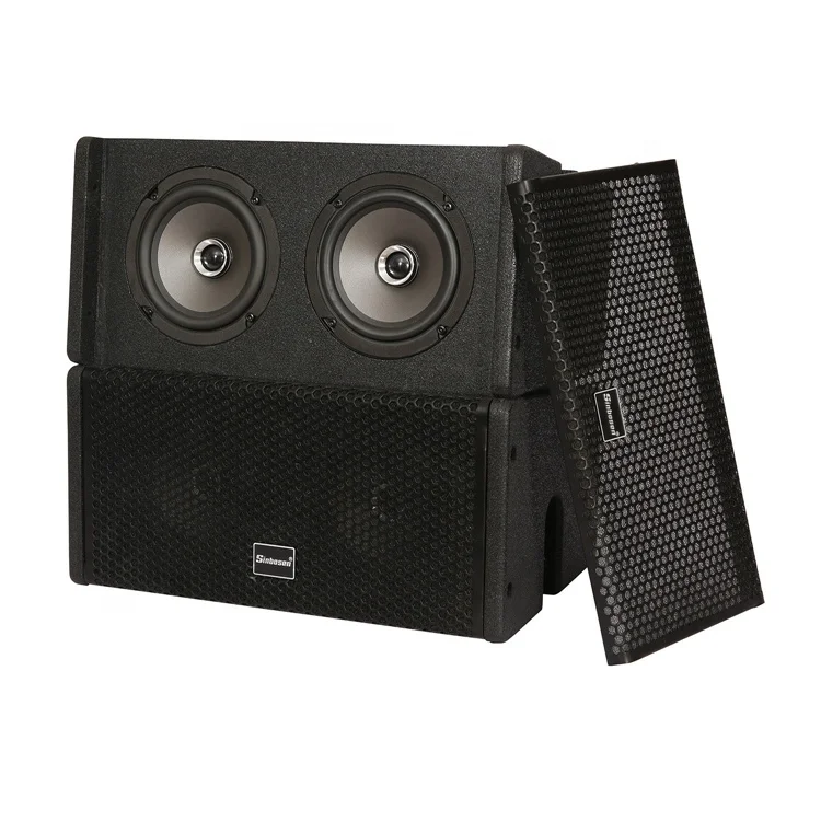 AO-5.4 small studio loud pa audio dj Double 5 inch bass box night club music line array sound system mini home party speaker