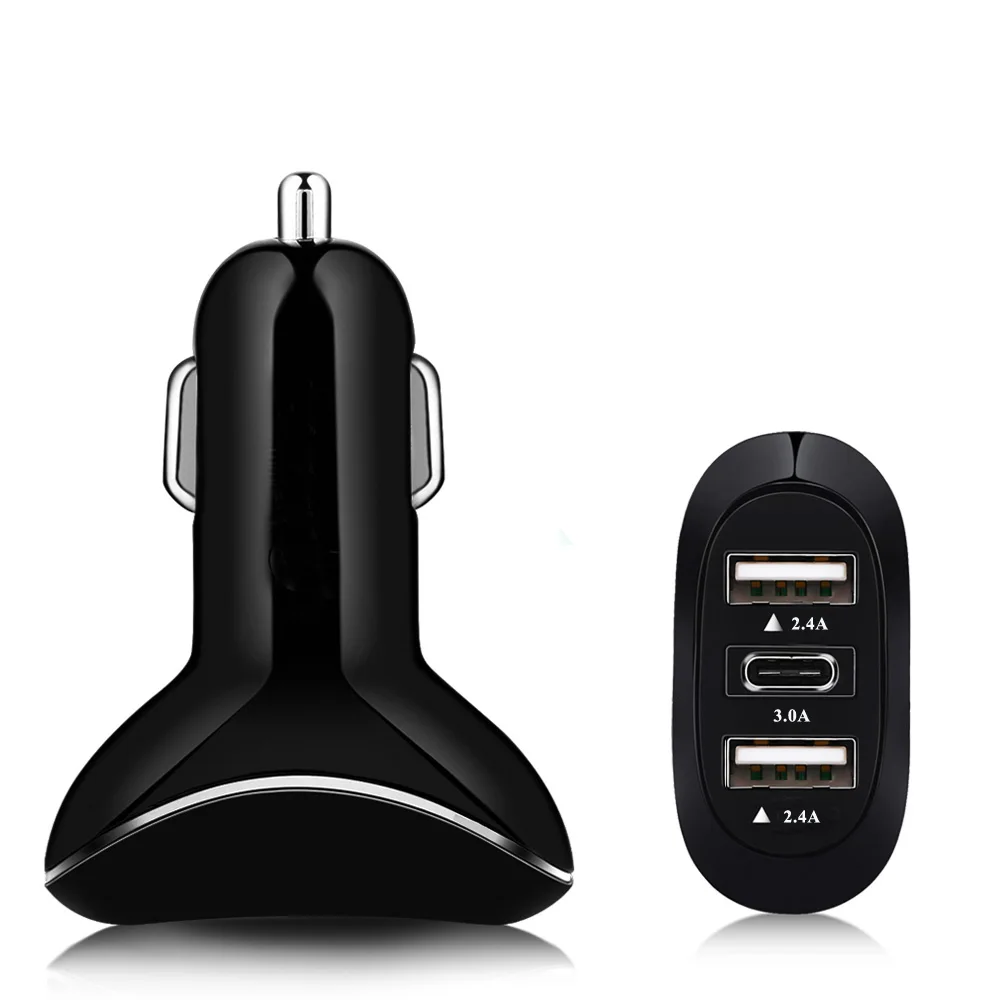 mobile car mobile accessories 5V 4.8A dual car charger for phone xs