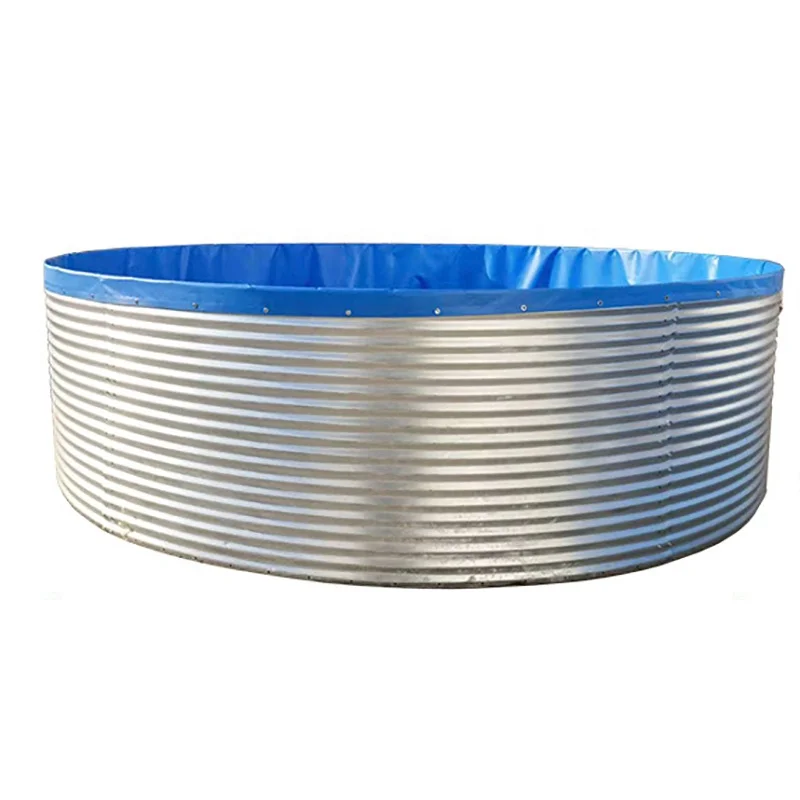 Hot Sale Collapsible PVC Tarpaulin Fish Farming Tanks Indoor Outdoor Biofloc Equipment Ponds
