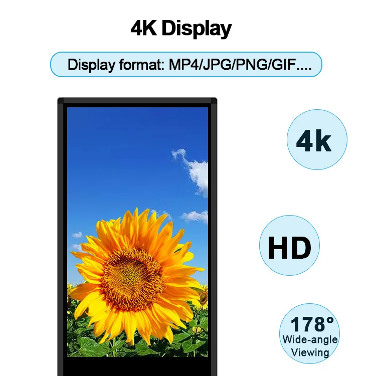 Factory Price Ultra Thin Kiosk Touch Screen for Retail Display Solutions