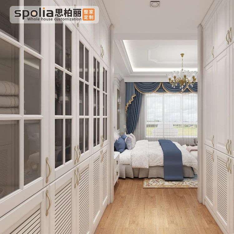 Design White Furniture Affordable European Style Custom Cabinet and Kitchen Set
