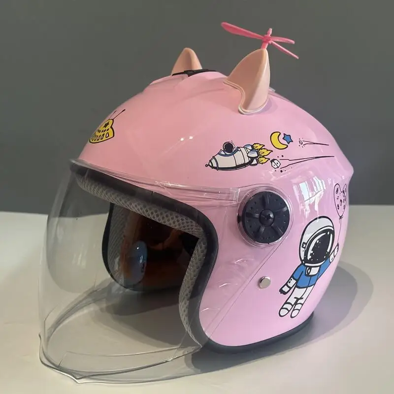 Adjustable Kids Motorbike Safety China Kids Baby Sports Bicycle Helmet Animal Helmet Fit System Kids Full Face Helmet