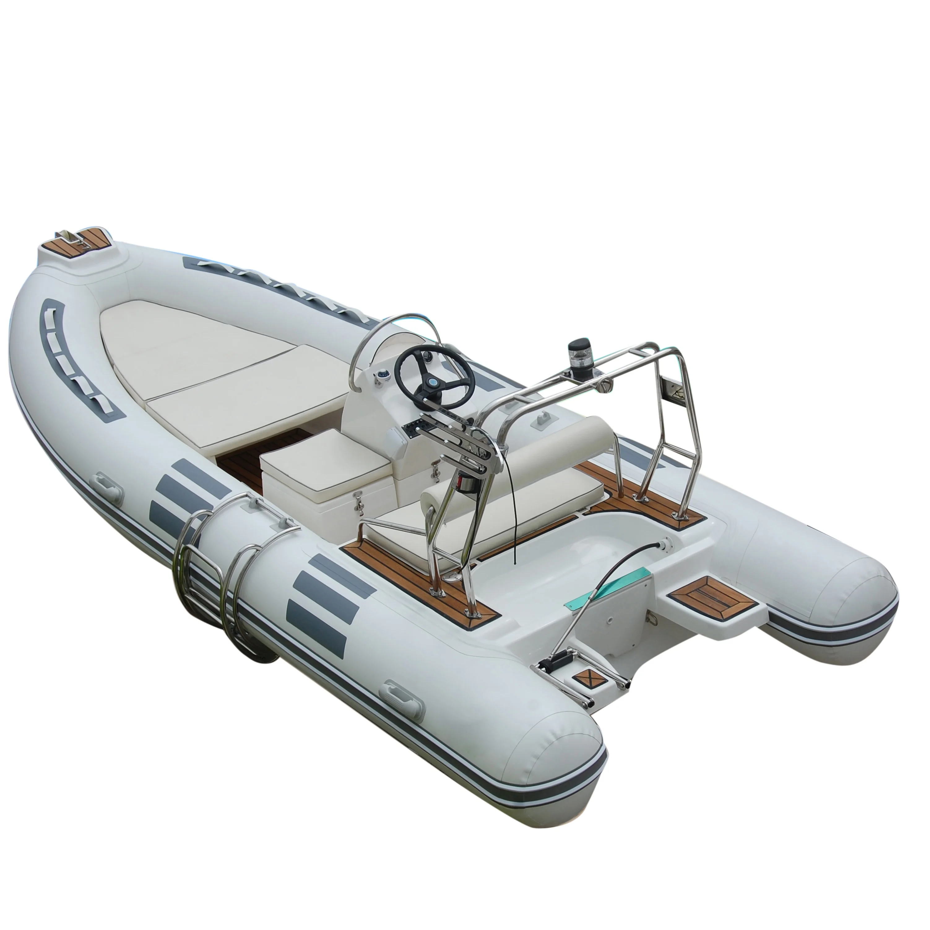 Goboat RIB480D 4.8M 16FT Factory Direct Sale 4.8m RIB Hypalon Inflatable Semi-Rigid Hull Boat for Sale Fishing Dinghy RIB480