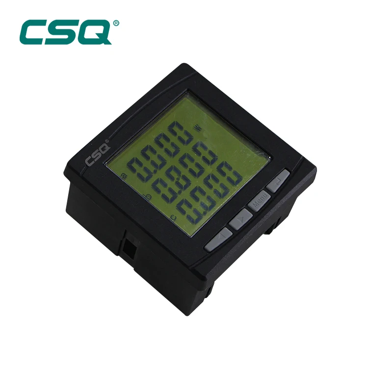 
3 Phase Digital Electric Meter AC CE LCD Display Multifunction Power Meter with RS485 manufacturer 
