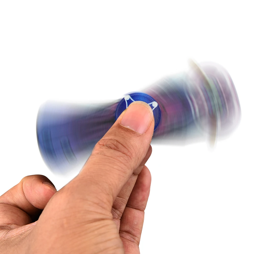 Hot sale Wholesale Outdoor Stainless Steel Blade metal handle fidget spinner pocket knife Folding Knife Unboxing knife