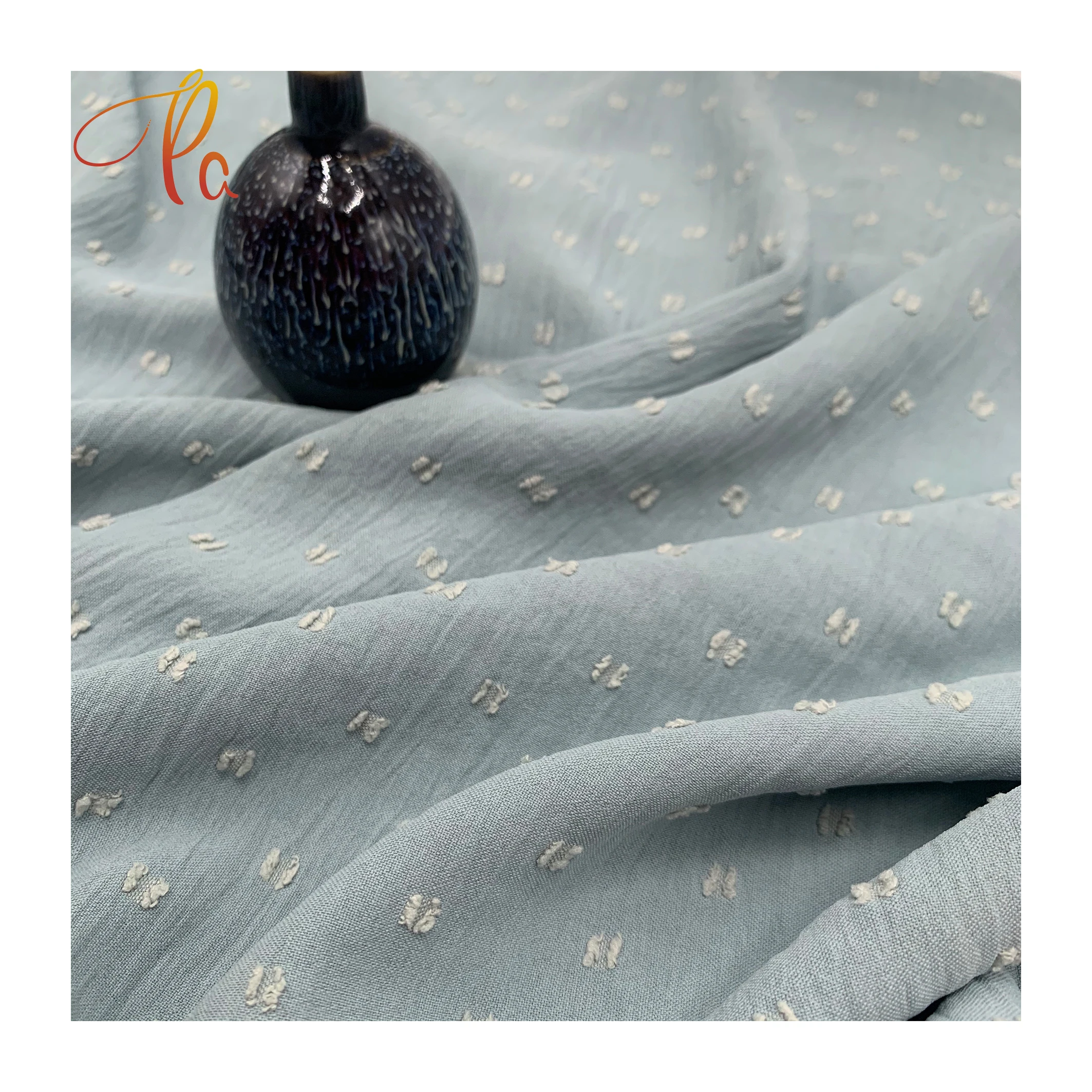  No MOQ 100 Polyester Dobby Jacquard CEY Fabric For