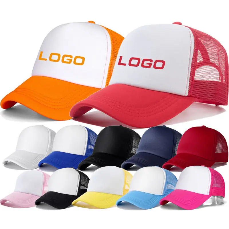 Wholesale Promotional Cheap Baseball Caps Custom Logo Sport Caps Trucker Hats for Men and Women