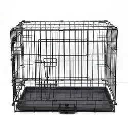 Высокое качество Гальваническая линия по производству прочная клетка для собак двойной двери складные столы и стулья для клетка для собак