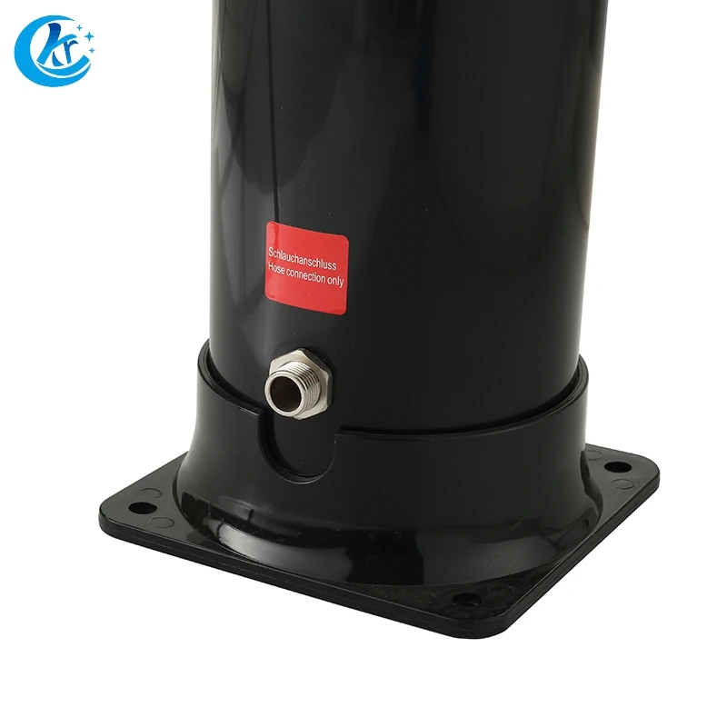 High-capacity 35L Energy Saving Two Sections Free Standing ss Outdoor Solar Shower
