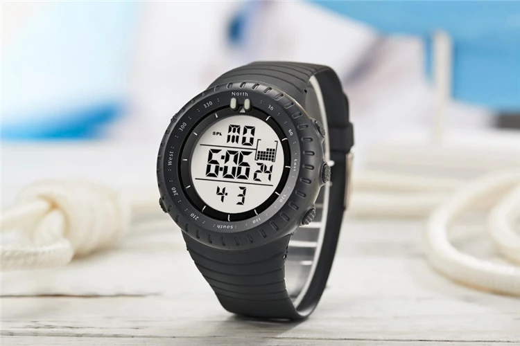 Biden 1113 1 brand digital mens wristwatches silicone black white sports man watches multifunction waterproof calendar week male