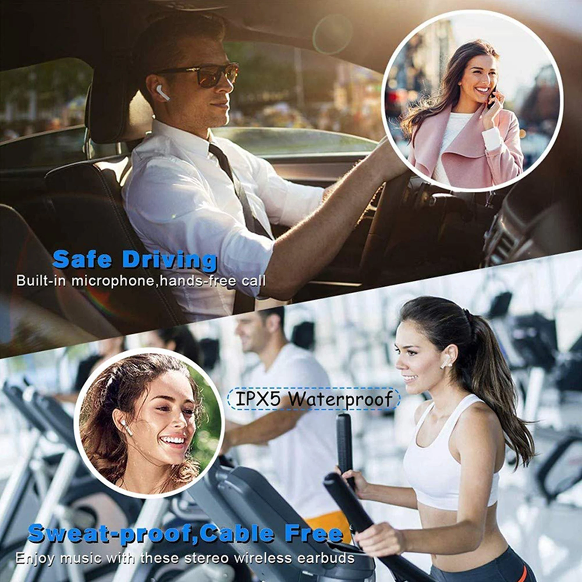 
Promotion Wireless Earphones Wireless Headphone Portable Headphone Multi Color i12 TWS for mobile phone 