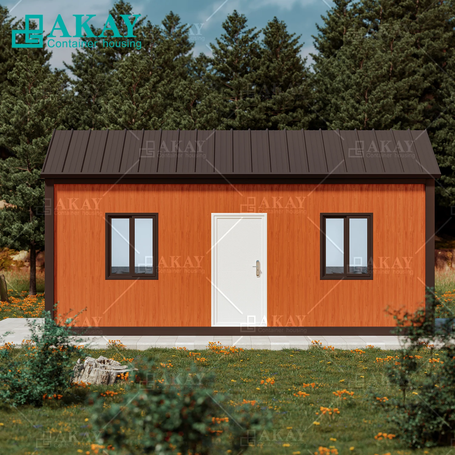 prefab modular tiny premade diy beach portable cabin bungalow fabricated flatpack kit homes casas prefabricadas container house