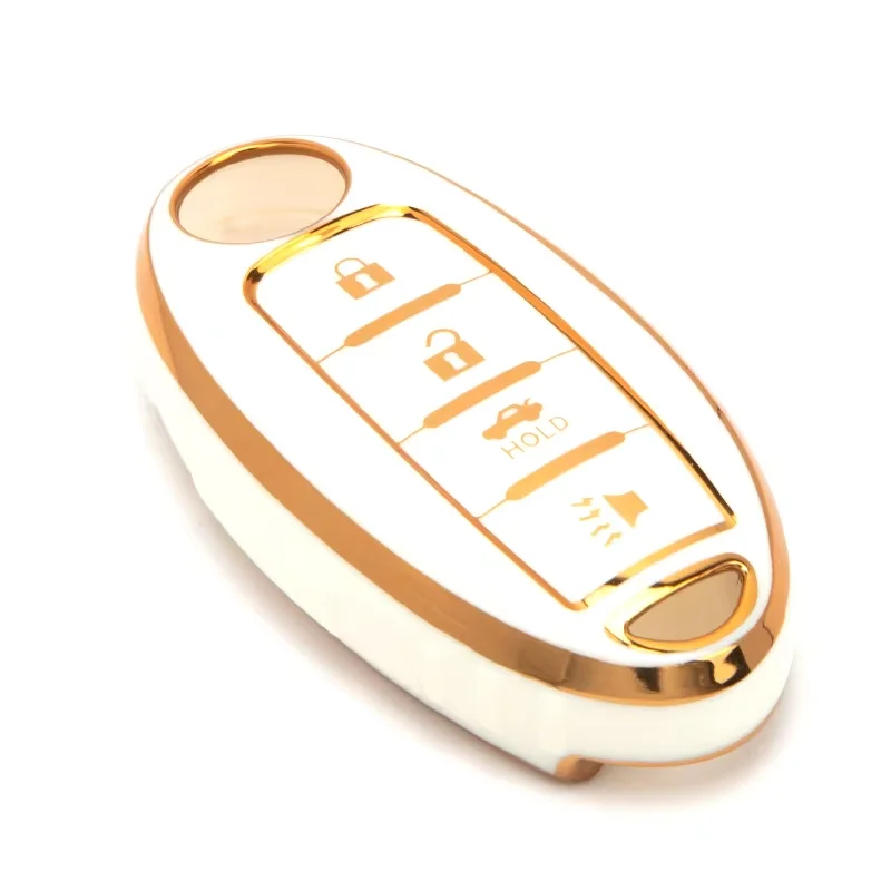 Factory Supply Key Protective For Nissan Sunny/Sylphy/Murano/X-TRAIL Hot Sale TPU 4 Buttons Version Car Key Cover