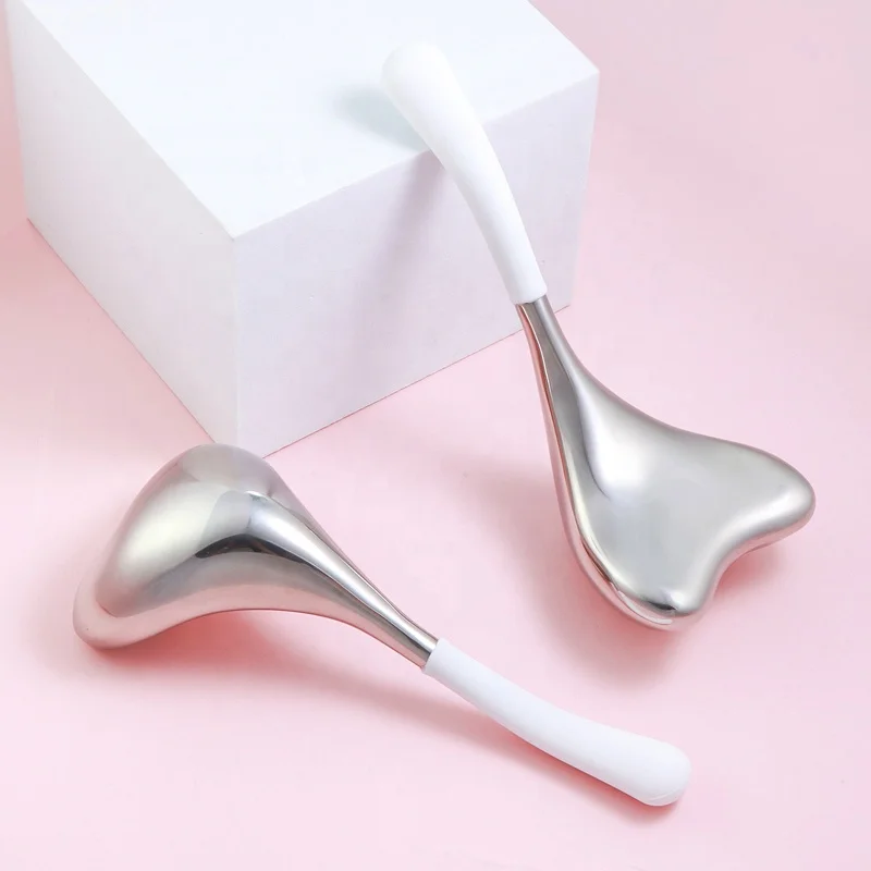 Beauty Stainless Steel Metallic Roller Balls Ice Globe Massager Ice Roller for Face
