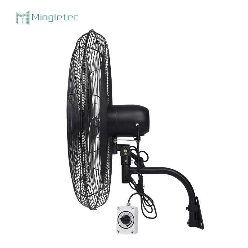 26 Inch Industrial Electric Exhaust Air Cooling Powerful Oscillating Wall Mounted Fan