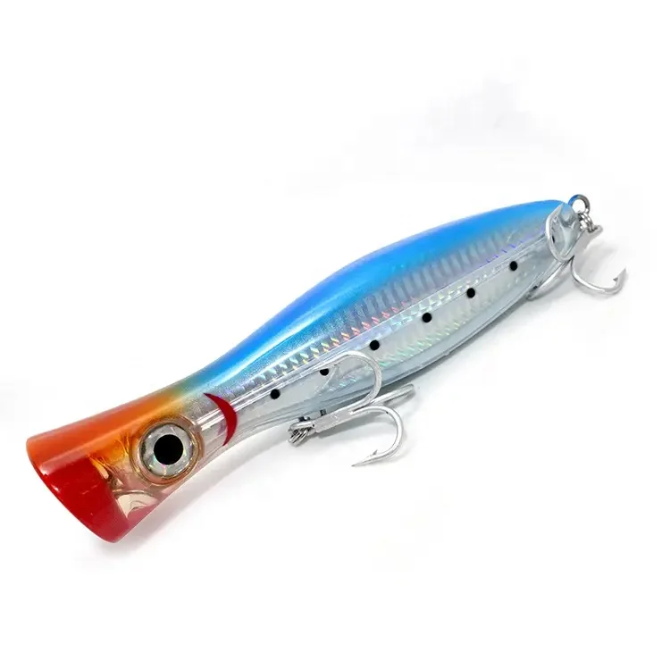 16cm 75g Topwater Popping Lures Hard Fishing Bait Plastic Trolling Lures Big Game Fishing