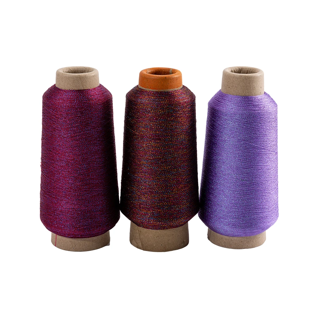 Factory Wholesale Customized Colorful MH Type Nylon Weaving Thread Knitting Machine Metallic Yarn