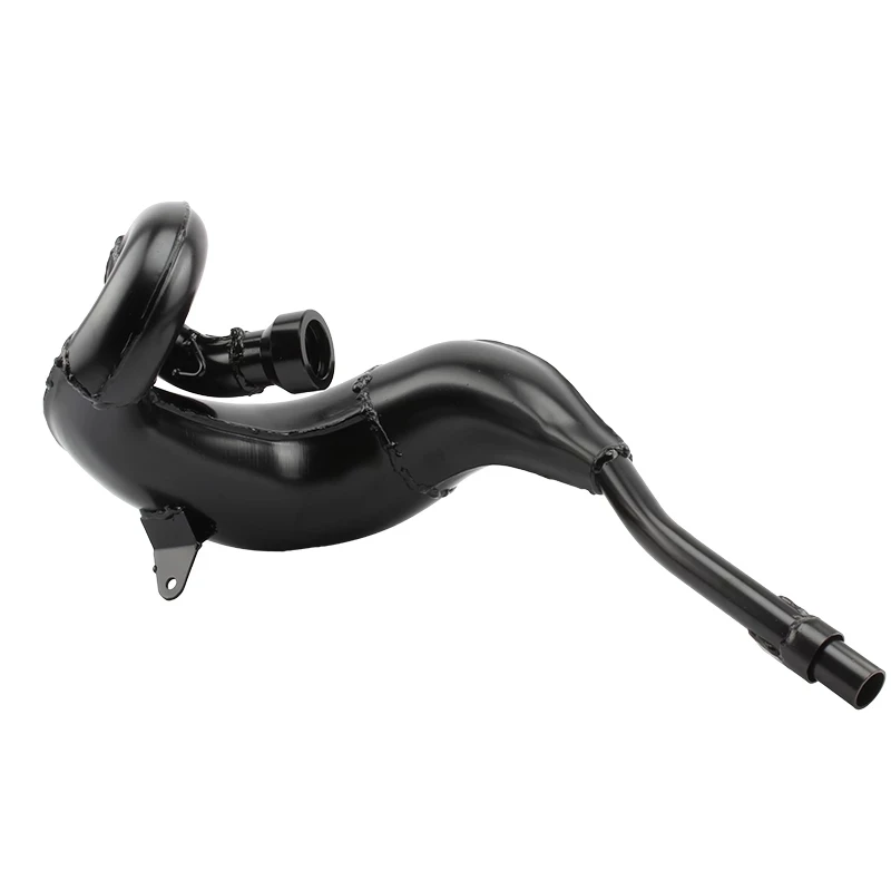 KOSHINE Motorcycle Pipe Exhaust Muffler Black Fit for 50 Mini SX DIRT Bike Parts