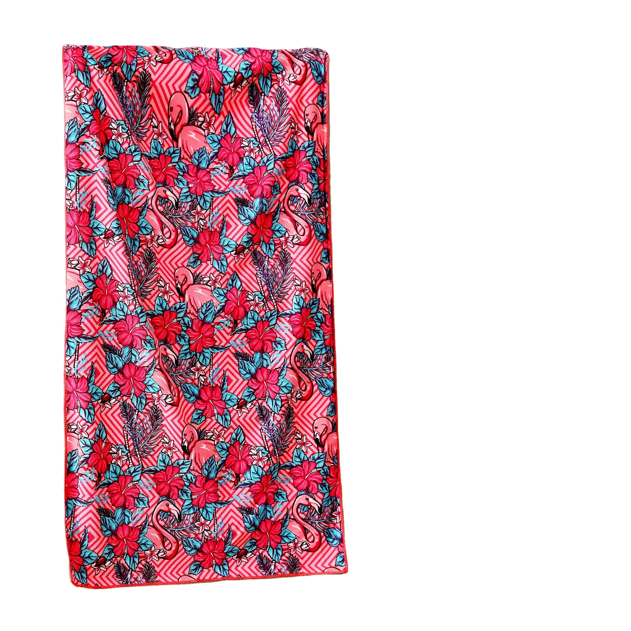 Custom beach towel Sublimation Printed Quick Dry Microfiber Square Swimming Bath Beach Towel