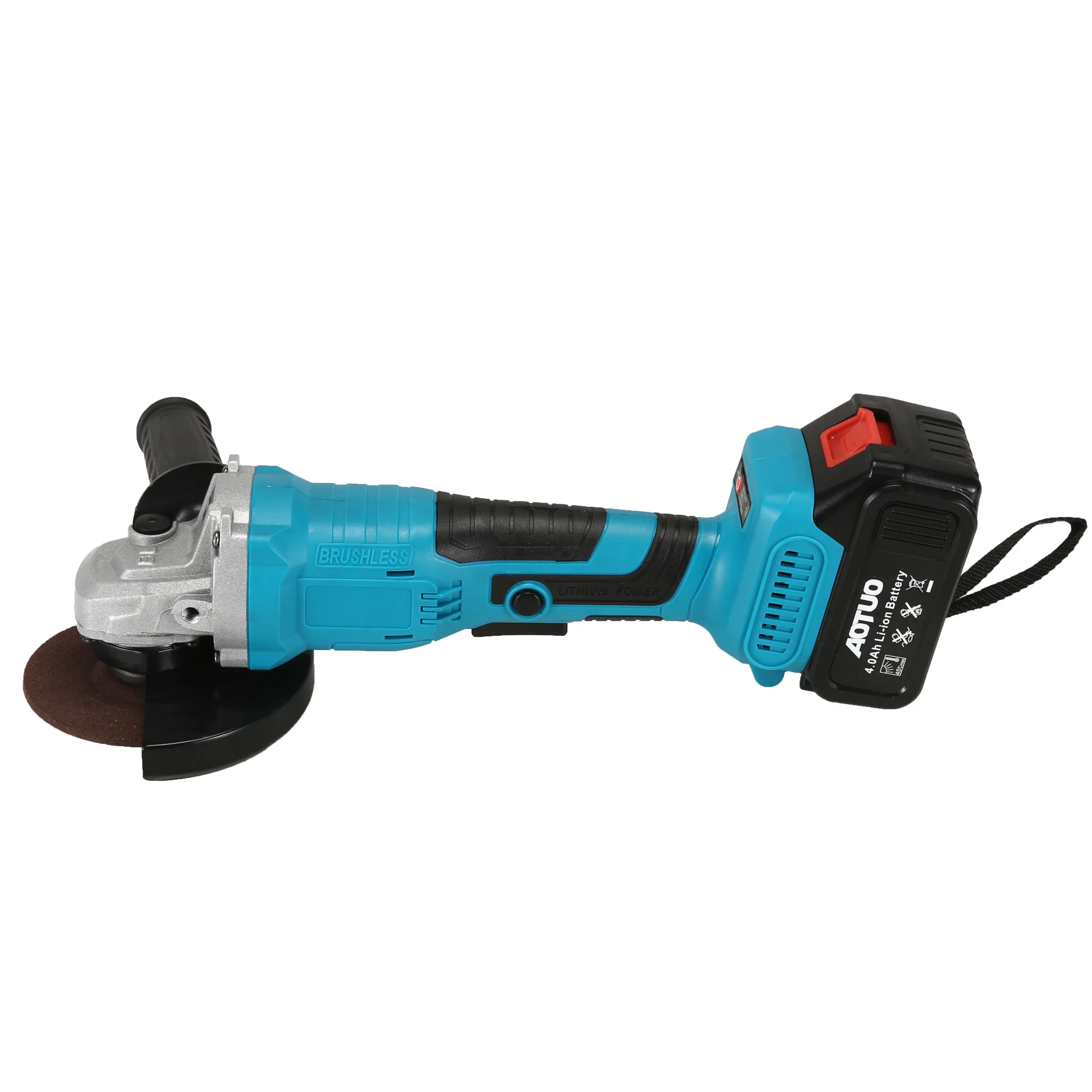 New High Power Rechargeable Brushless Electric Angle Grinder  Portable Polisher Metal Rust Removal Cordless Cutting Machine
