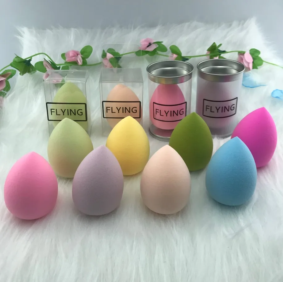 Best Selling different colors non latex Super Soft Make Up Beauty Sponge Blender 3D Latex Free Makeup Spo