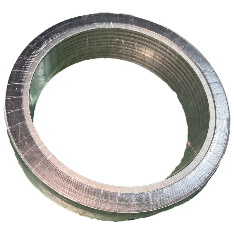 304 stainless steel with graphite-filled metal wound gasket