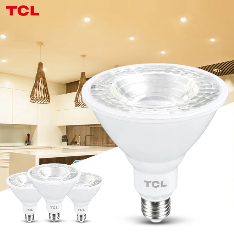 TCL High quality par30 12W led light bulbs,E27 base, ac220-240v,3000k-6500k cct, 960LM led bulbs