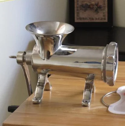 22# Stainless Steel Manual Meat Mincer Hand Meat Grinder For Commercial Use