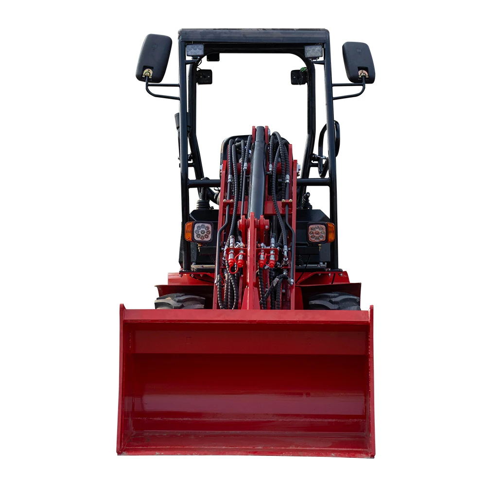 China Factory Source Multi-Functional Front End Loader High Quality Small Loader Hot Sale 2 4 Ton Rated Load