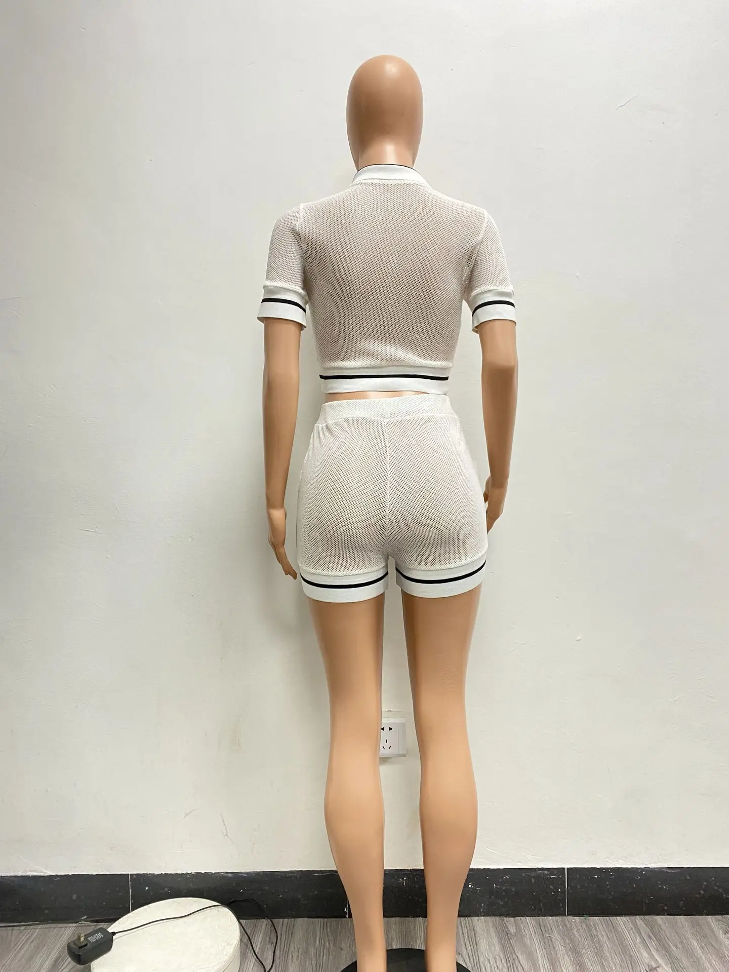 High Quality Women Outfits Knitted Sweater Crop Top And Shorts Set Casual Streetwear 2 Piece Shorts Sets Women Clothing