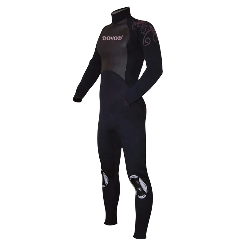 Custom 3-5mm super stretch neoprene diving drysuit suit for lady design