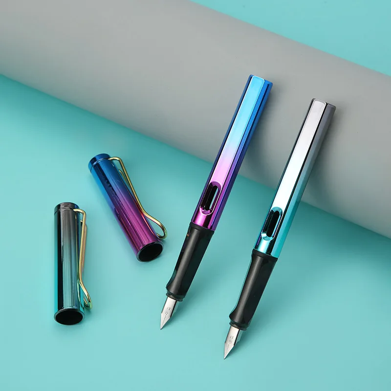 Hot Sale Gradient Fountain Pen Parker Fountain Pen Logo Customized Plastic Fountain Pen