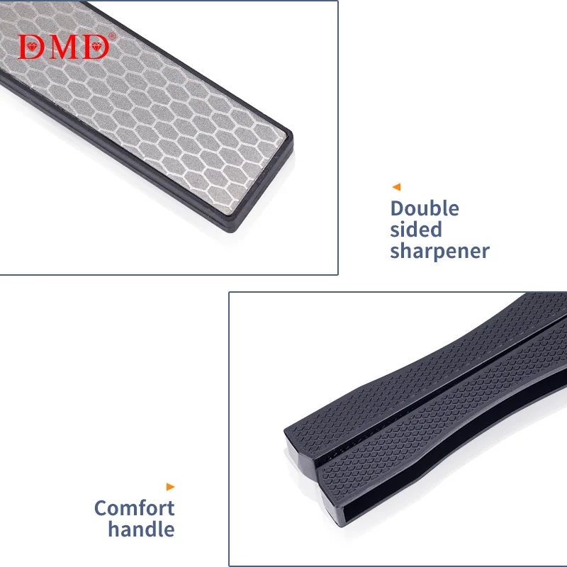 Factory Wholesale Double Side Diamond Hunting Knife Sharpener Outdoor Tools