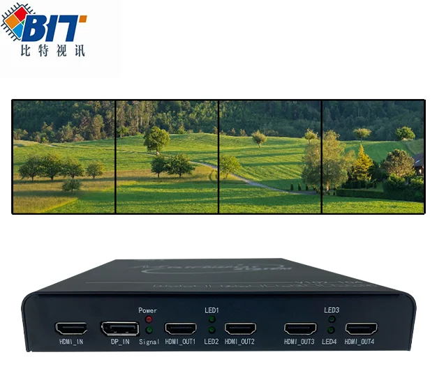 Видеоконтроллер Bitvisus DVI DP 1X4 2X2 3X4 4X3 4k матричный разделитель для ТВ и видео