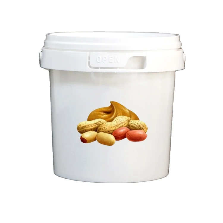 Ruly customized logo printing 500ML round Plastic Ice Cream Bucket for food