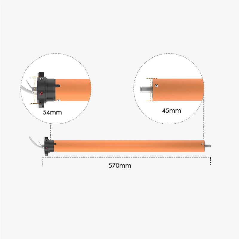 Magic Screen Roller Blind Curtain Motor Blinds Shade Driver Remote Control Roller Blind Motor with Tuya Wifi