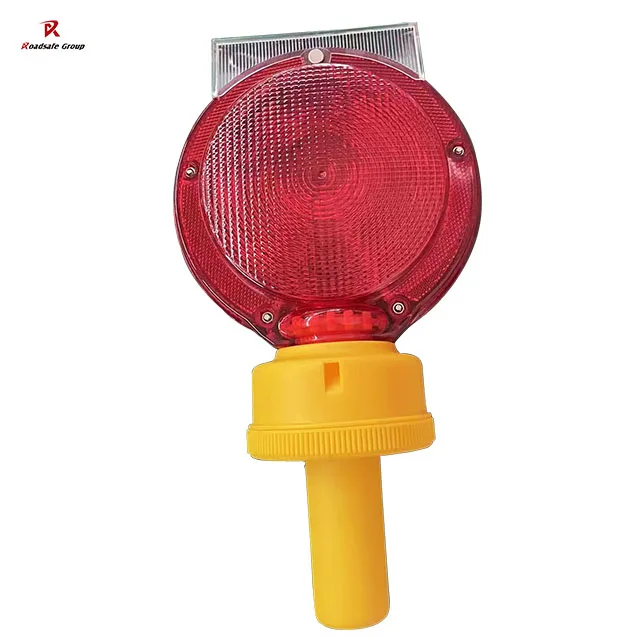 Handheld Solar LED Traffic Light Road Safety Beacon Signal for Traffic Warning