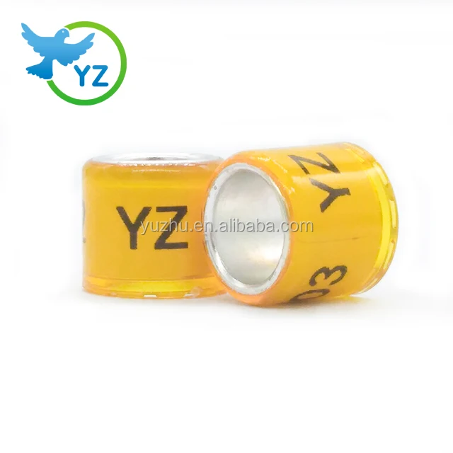 2023 hot sale GOLD 8mm new racing pigeon rings making with crown