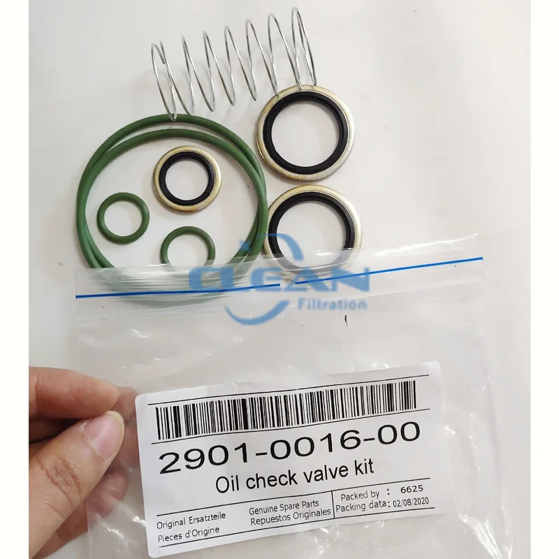 Screw air compressor MPV minimum pressure valve repair kit 2901145300 1622366100