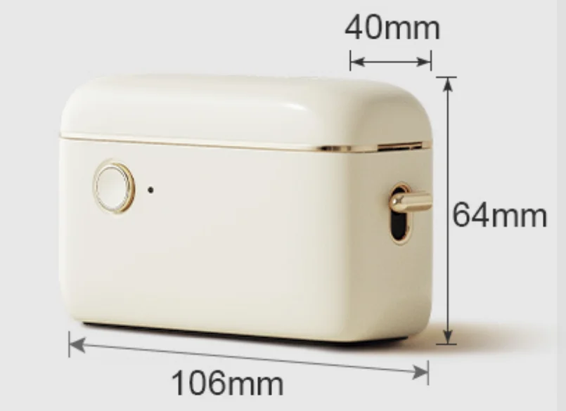 NiiMbot New Design H1/H1S fashion wholesale adhesive label machine small handheld label manager gift business home office