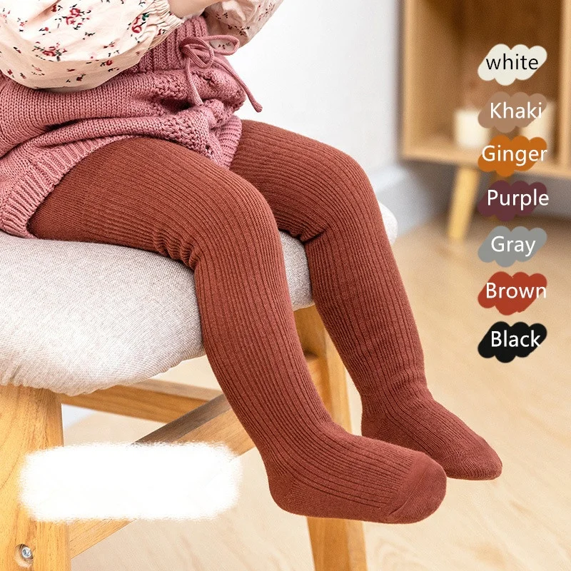 High Quality Baby Girls Cotton Full Length Leggings Pantyhose Tights Winter For Kids