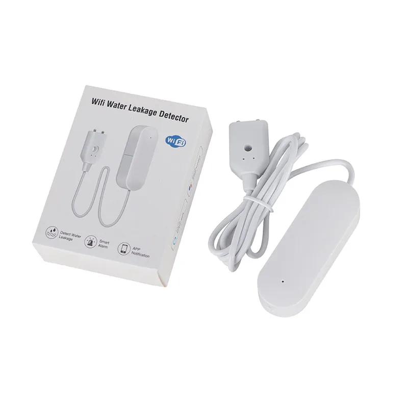 Mini Size CR123A Battery Tuya Wifi Home Security Smart Wireless Water Leak Detector