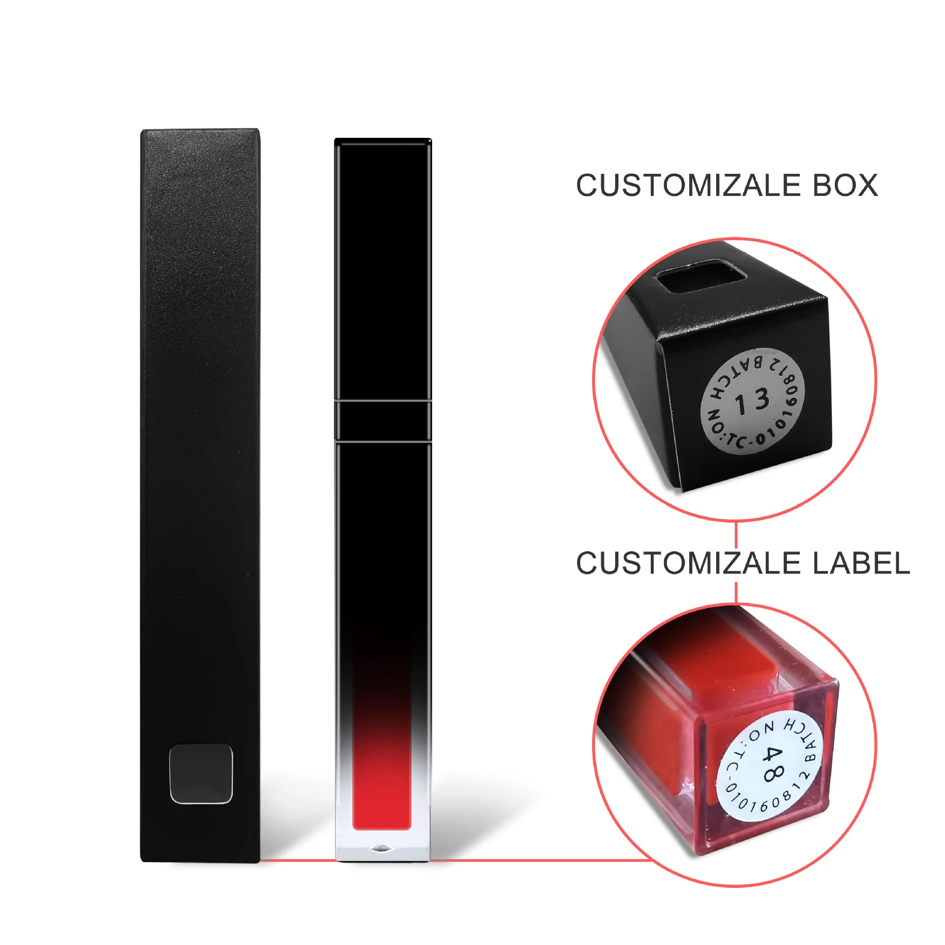 Low MOQ Waterproof Lip glaze Custom Logo Long -lasting Easy To Color Multi-color Moisturizing Matte Lip Gloss Liquid Lipstick