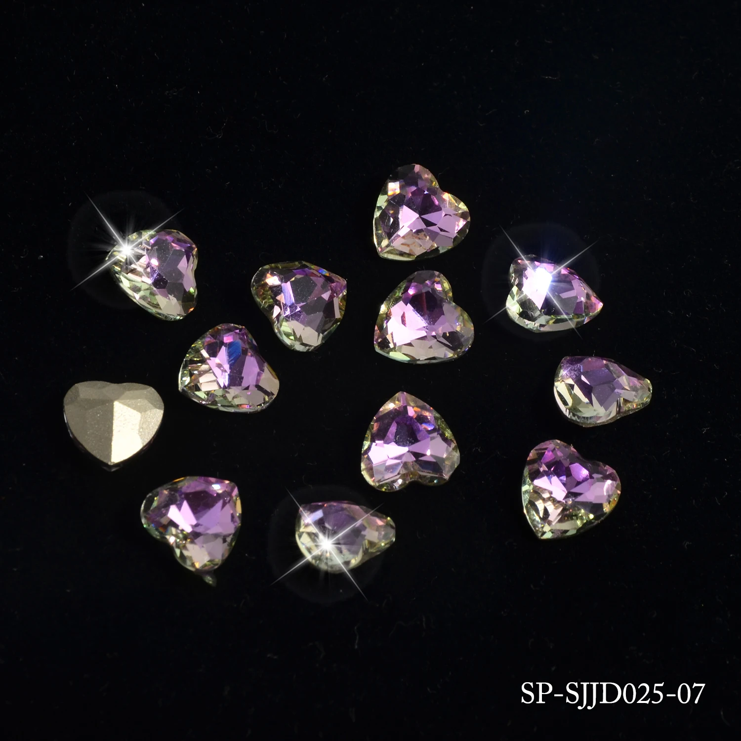 12pcs Purple AB color K9 Rhinestones  Nail Rhinestone Art Decoration Rhinestones Kit Pink Crystal SwarovsKI Diamond