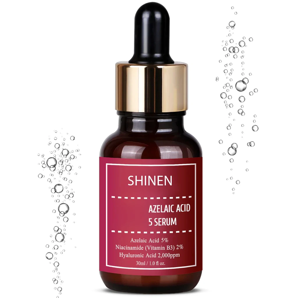 OEM ODM Vitamin D-Panthenol Calming Skin Soothing Lightening Acne Scar Azelaic Acid Serum For Face