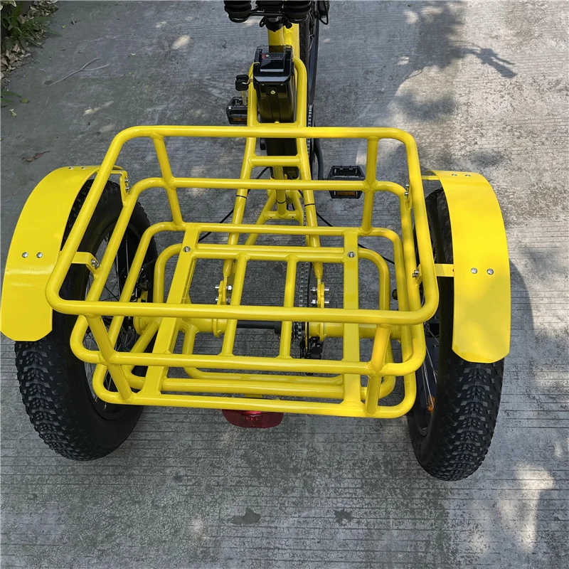 OEM China manufacturer 3 wheel electric bike 500w 750w electric tricycle for elder electric trike for old people