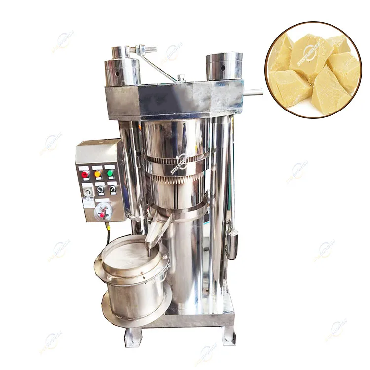 Small Manufacturer Factory  Cocoa Butter Fat Oil Press Olive Oil Extraction Sunflower Nuts Oil Extractor Machine